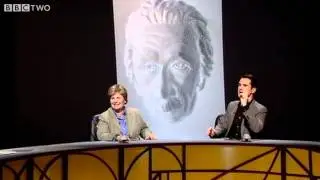 Optical Illusions with an Einstein Mask - QI Series 9 Ep 1 - BBC
