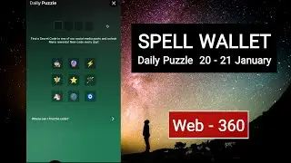 Spell Wallet Daily Puzzle | Spell Wallet Daily Puzzle Today | Spell Wallet Daily Combo #spellwallet