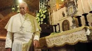 El Papa visita tumba de San Francisco de Asís - UVideos