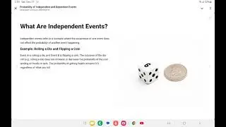 3.Independent and dependent events