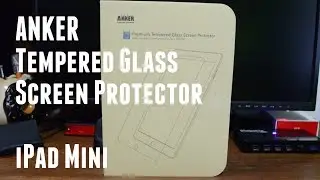 Great protective tempered glass screen protector for iPad Mini by Anker