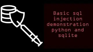 Basic SQL injection demonstration|| sqlite