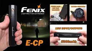 FENIX E-CP rechargeable power bank flashlight - 1600 lumens - 18W input/outputs