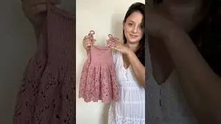 Vestido de Tric&ocirc; para Beb&ecirc; &ndash; Aprenda o Passo a Passo F&aacute;cil