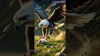 Brave Panda Saves White Rat from Fierce Eagle | Jungle Rescue Short Story #ai #story