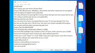 .rrbb File Virus ransomware Removal Guide | Decrypt .rrbb ransomware