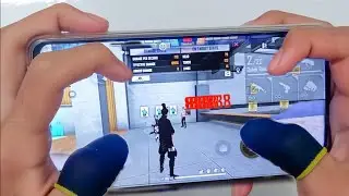 Тест игрового процесса Poco M3 Pro Freefire с камерой для стрельбы тремя пальцами, выстрел в голову Desert Eagle 🎯