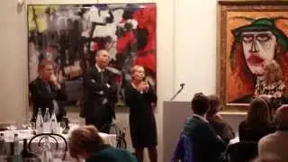 Simonetta Saliera alla cena di autofinanziamento con Cuperlo e De Maria