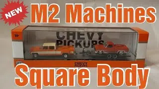 Unboxing M2 Machines Auto-Haulers R73 Chevy Pickups set