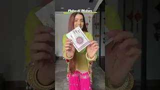 Instant Mehndi stickers 💁🏻&zwj;♀️ #mehndistickers #instantmehndi #mehndidesign #amazonfinds #mehndi