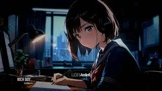 Night lofi with seaside radio 🌊 | Ocean static
