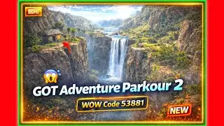 GoT ADVENTURE PARKOUR 2😱 EASY TRICKS UNLOCK 🔓|| BGMI WOW MODE PARKOUR CODE 53881