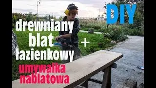 Projekt Cacko - drewniany blat z tarcicy