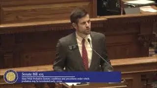 Sen. Brian Strickland Discusses Probation Bill