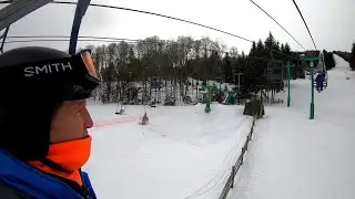 Skiing down Elk Mountain | On The Pennsylvania Road