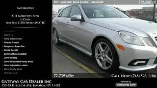Used 2011 Mercedes-Benz E-Class | Gateway Car Dealer Inc, Jamaica, NY - SOLD