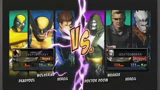 UMvC3 DashxRendar(Wolvie, Deadpool, Vergil) vs GOATDONG666(Wesker, Doom, Vergil)