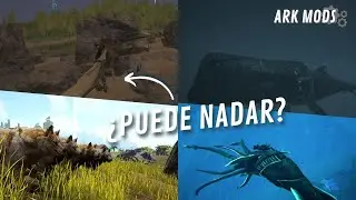 Este DINO VOLADOR puede NADAR EN EL AGUA &iexcl;FINAL! #5 | Animals Of Atlas | ARK MODS EN ESPA&Ntilde;OL