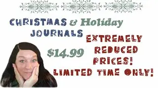 Christmas journals for just $14.99!  Grab them while you can!