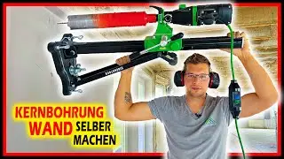 KERNBOHRUNG 82MM selber machen! - DIY Anleitung Trockenbohren Wand | Home Build Solution