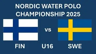 Nordic Water polo Championship 2025 - U16 Finland 1 - Sweden