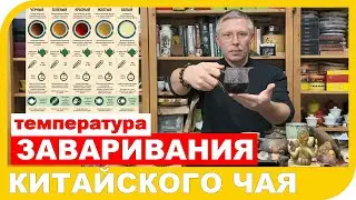 КАКОЙ ТЕМПЕРАТУРОЙ ВОДЫ ЗАВАРИВАТЬ ЧАЙ???