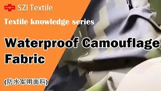 Waterproof 500D Universal Double-sided Camouflage Flame Retardant Printing Fabric｜Testing｜#shorts