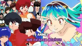 Top 5 Animes Antigos que Voltaram com Tudo em Remakes Modernos