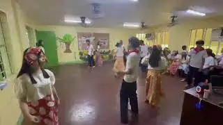 Mapeh 7-Beryl folk dance kuratsa Part 4