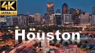 Houston in 4K - USA - South - Seat of Harris County, Texas