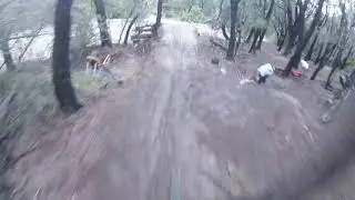 Eatons cutting Devil Drop GoPro RED HILL RIDERS