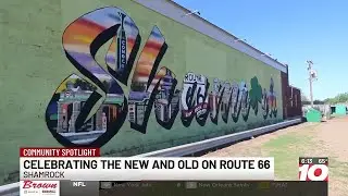 Celebrating the new and old on Route 66 in Shamrock