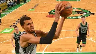 Wemby Clutch Fades vs Celtics!