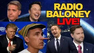 Radio Baloney Live! Carney WEF Gibberish, Poilievre Responds, Trump Greenland Deal, Elon's WEF,Memes