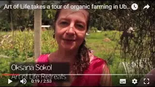 Art of Life takes a tour of organic farming in Ubud supporting living foods