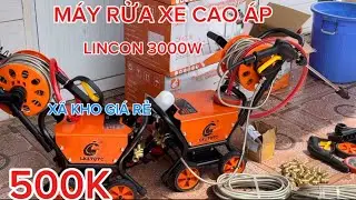 👉👉XẢ KHO LÔ MÁY RỬA XE CAO ÁP CÓ BÁNH ĐẨY,RÔ TÔ CUỐN DÂY,HÀNG XỊN CÔNG SUẤT LỚN 3000W XẢ RẺ 500K