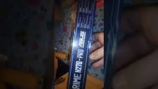Распаковка материнская плата ASUS prime H270-pro