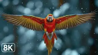 Winter Bird Sounds and Relaxation Music for Deep Sleep, Stress & Release Peace 