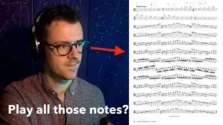 Practicing Advanced Scales on violin and viola