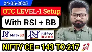 OTC Level-1 Setup With RSI + BollingerBand | Nifty BankNifty | TEC | #rsi #tradingedgecafe #trading