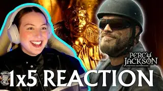 GOD OF MOTORCYCLES | Percy Jackson S1 EP5 Reaction - 