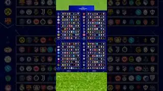 The UCL league phase draw is complete ✅😤 #championsleague #ucl