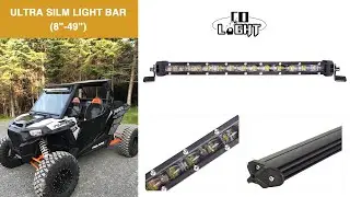 CO LIGHT A10 Ultra-Slim Single Row 6D Lens LED Light Bars