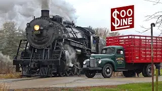 SOO Line 2-8-2 Mikado #1003 in 4K