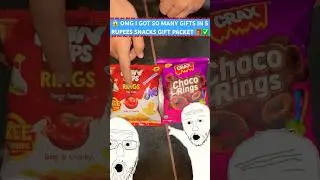 😱 OMG I GOT SO MANY GIFTS IN 5 RUPEES SNACKS GIFT PACKET🎁✅ | #viralshorts #ytshorts #shorts