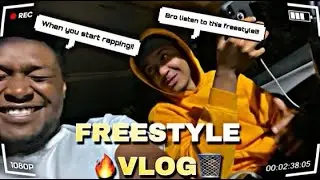 I can't believe DatBoyMajor had bars like this || FREESTYLE VLOG