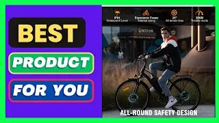 EVERCROSS TECH EK28 Electric bike 28 for adults, electric MTW with 36V 12Ah battery, 60 Miles range