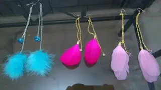 DIY Feather Earrings