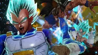 AWAKENING VEGETA TO SUPER SAIYAN BLUE!!! Jump Force Open Beta Super Saiyan Blue Vegeta Gameplay!