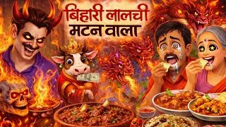लालची बिहारी का स्पाइसी मटन 🌶️ | मज़ेदार देसी कहानी | Hindi Kahani